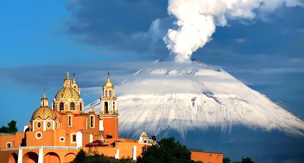 Cholula — rest day during the Mexico Triple Crown expedition